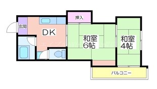 マンションサンエースの物件間取画像